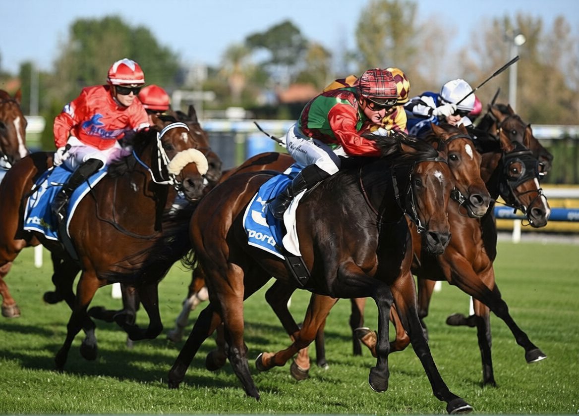 Caulfield Randwick racing action